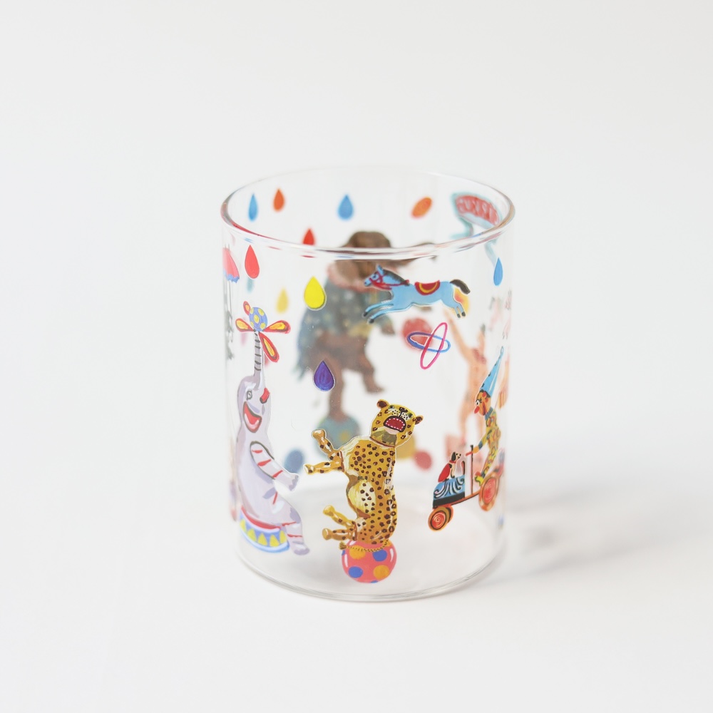 Nathalie Lete Heat resistant Middle glass Circus | 8000000works